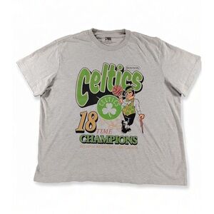 Streetwear Athleisure NBA Boston Celtics 18x Champions Graphic Tee XXL Cotton